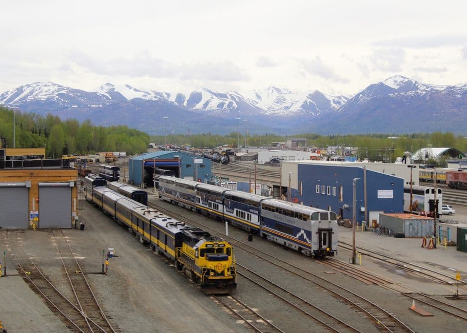 Vista de Anchorage, Estados Unidos