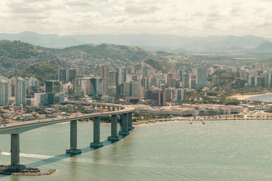 Vista de Vitória, Brasil