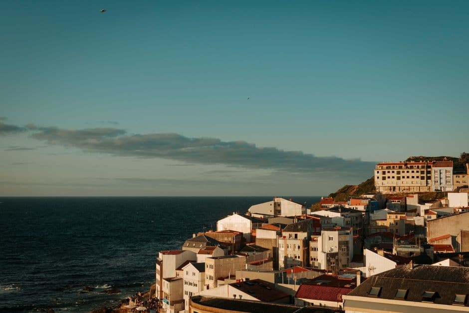 Vista de Malpica de Bergantiños, España