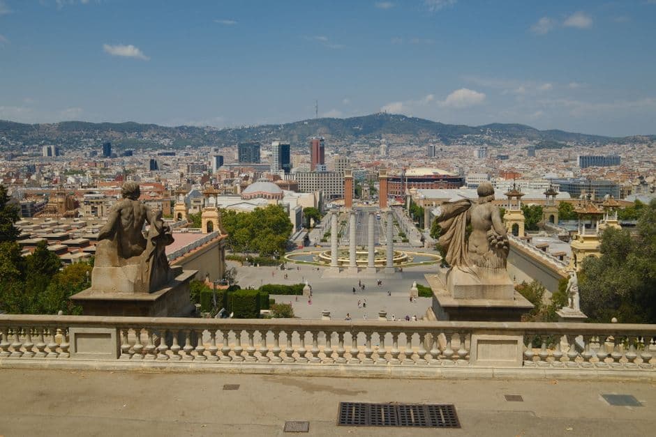 Vista de Vacarisses, España