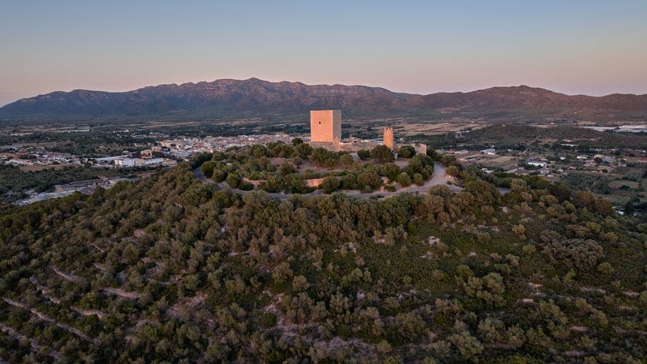 Vista de Ulldecona, España