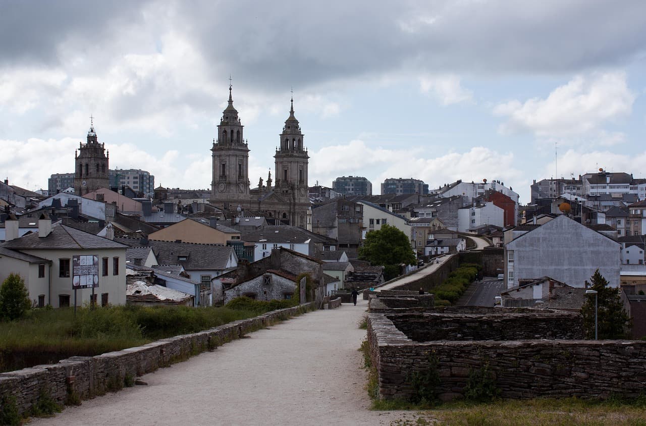 Vista de Guitiriz, España