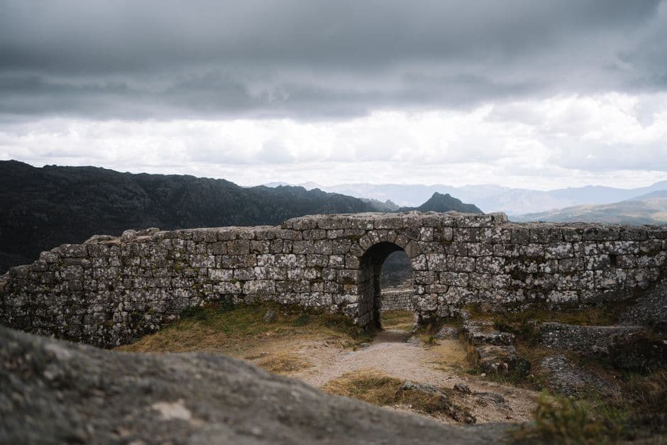 Vista de Castro de Rei, España