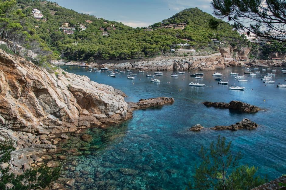 Vista de Begur, España