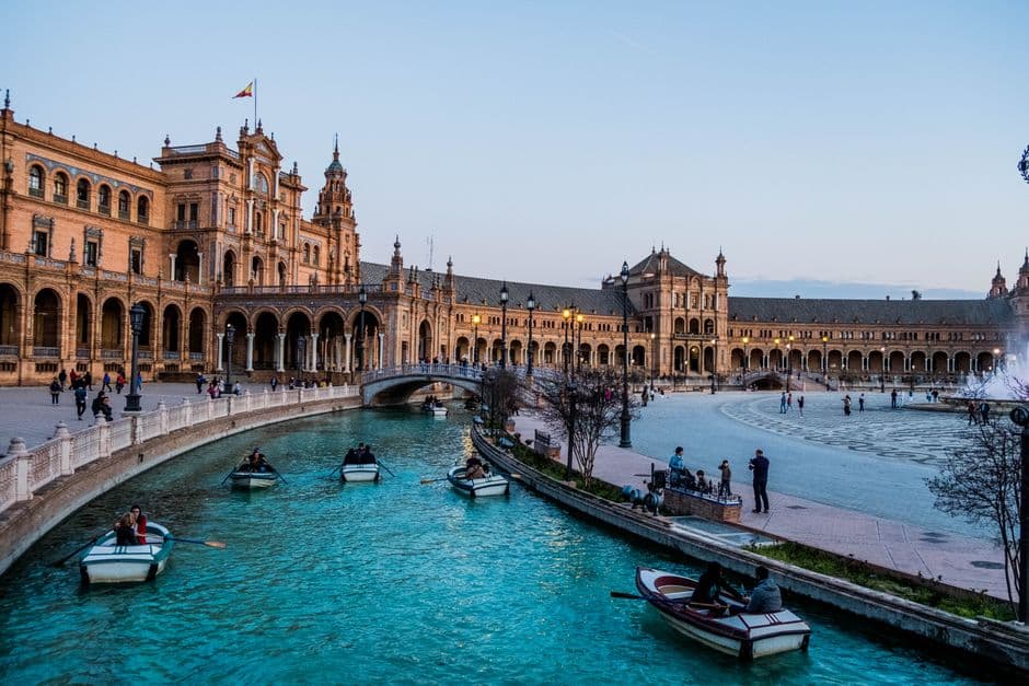 Vista de Seva, España