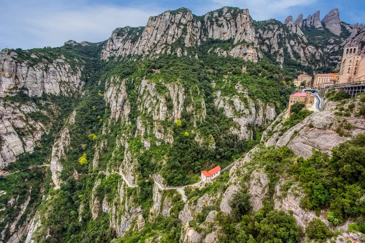 Vista de Òdena, España