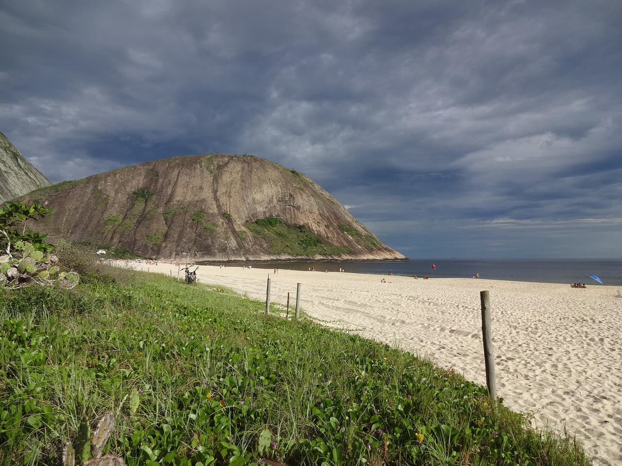 Vista de una costa, en el chat de Teixeira de Freitas