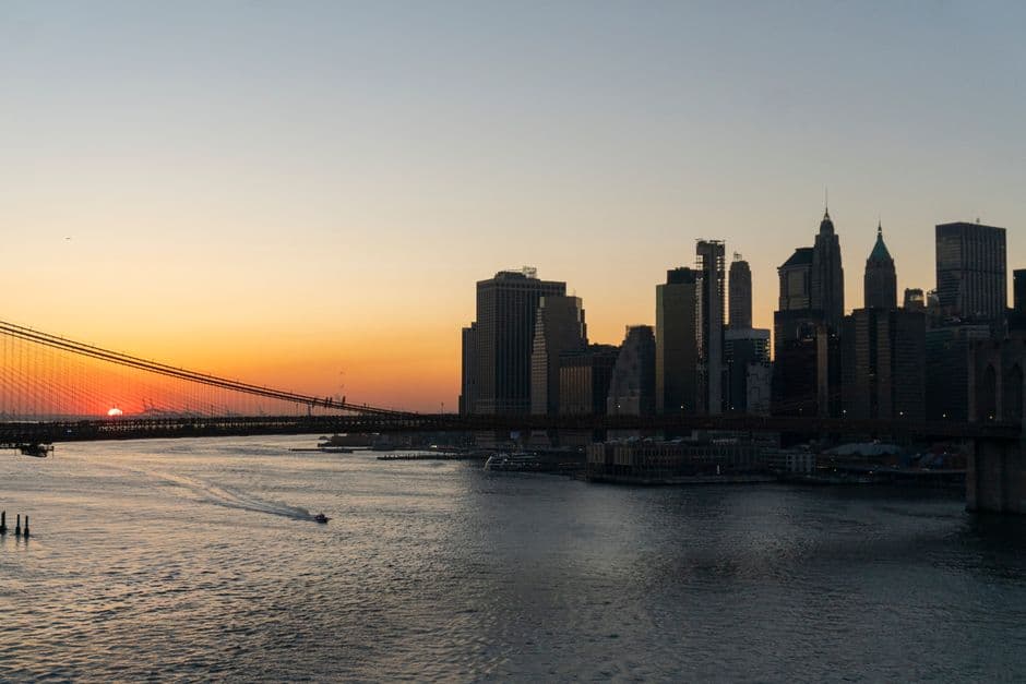 Puesta de sol en Manhattan, en la sala de chat de Phoenix