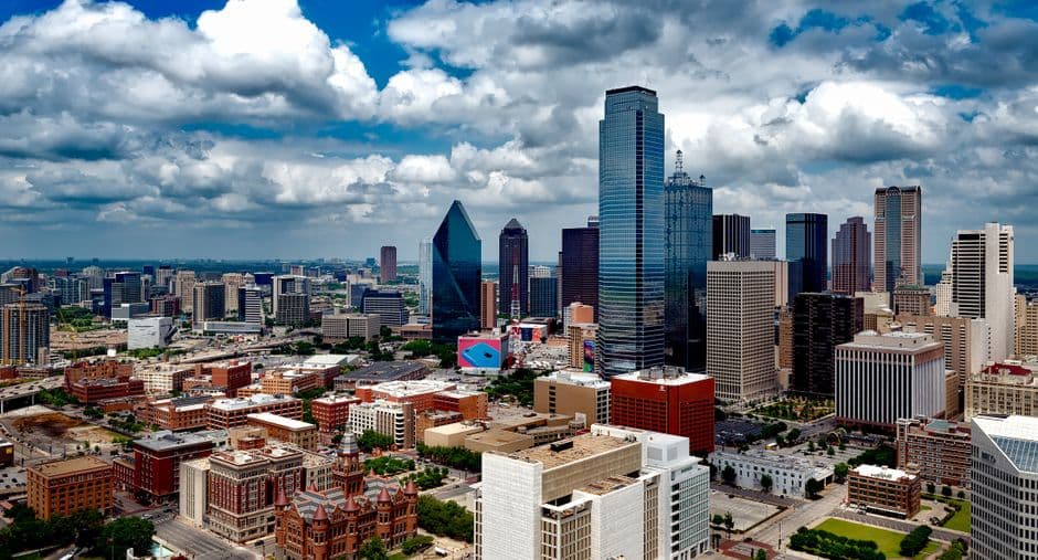 Vista de Dallas, Estados Unidos
