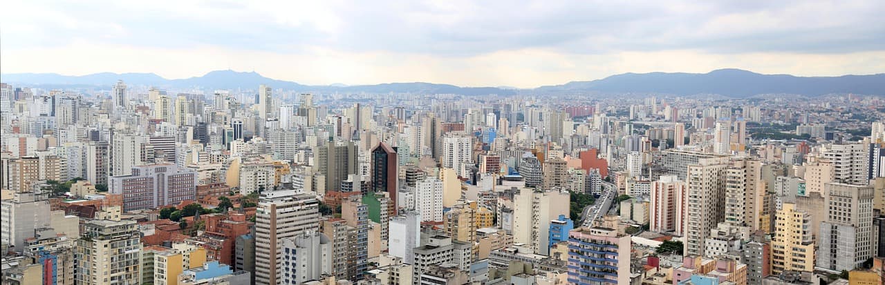 Panorámica de edificios de São Paulo, en el chat de Cursino
