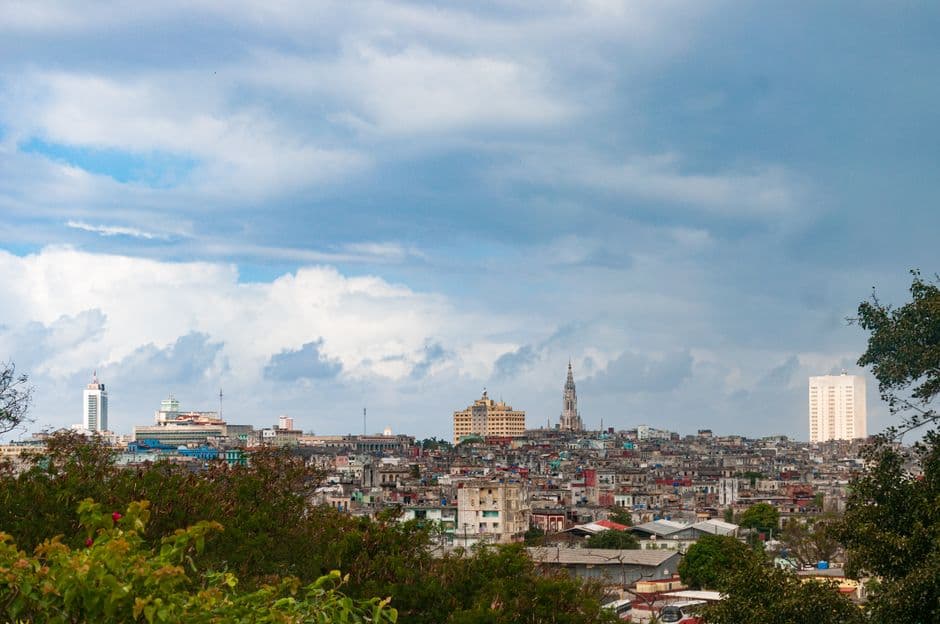 Nubes sobre la ciudad, en el chat de San José de las Lajas