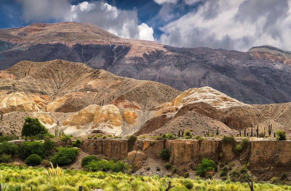 Vista de montañas, en el chat de Perico de Jujuy