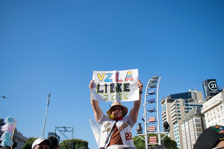 Protesta pacífica por la libertad de Venezuela, en el chat de Libertador