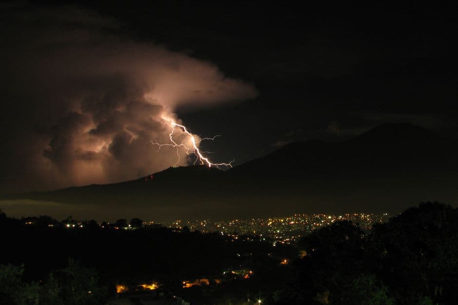 Cielo nocturno con estrellas, en el chat de Catatumbo