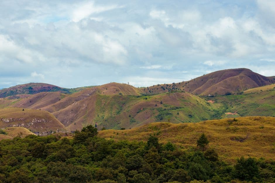Montaña bajo un cielo nublado, en el chat de San Sebastián de Yalí