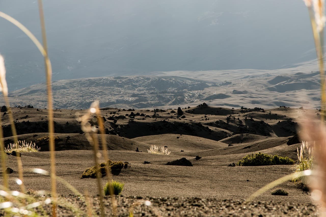 Paisaje de la Región de La Araucanía en Chile, en el chat de Carahue