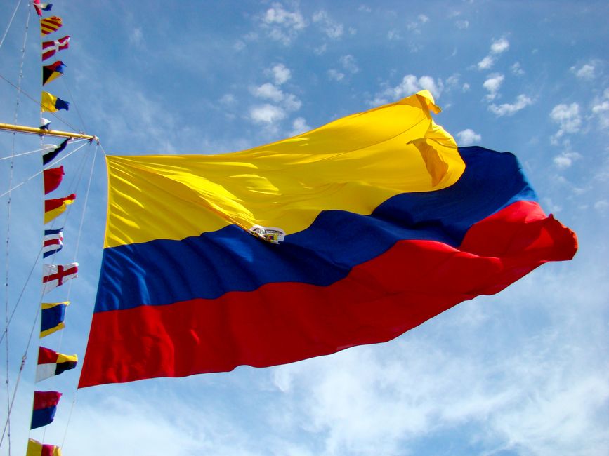Bandera de Ecuador, en la sala de chat de Rionegro