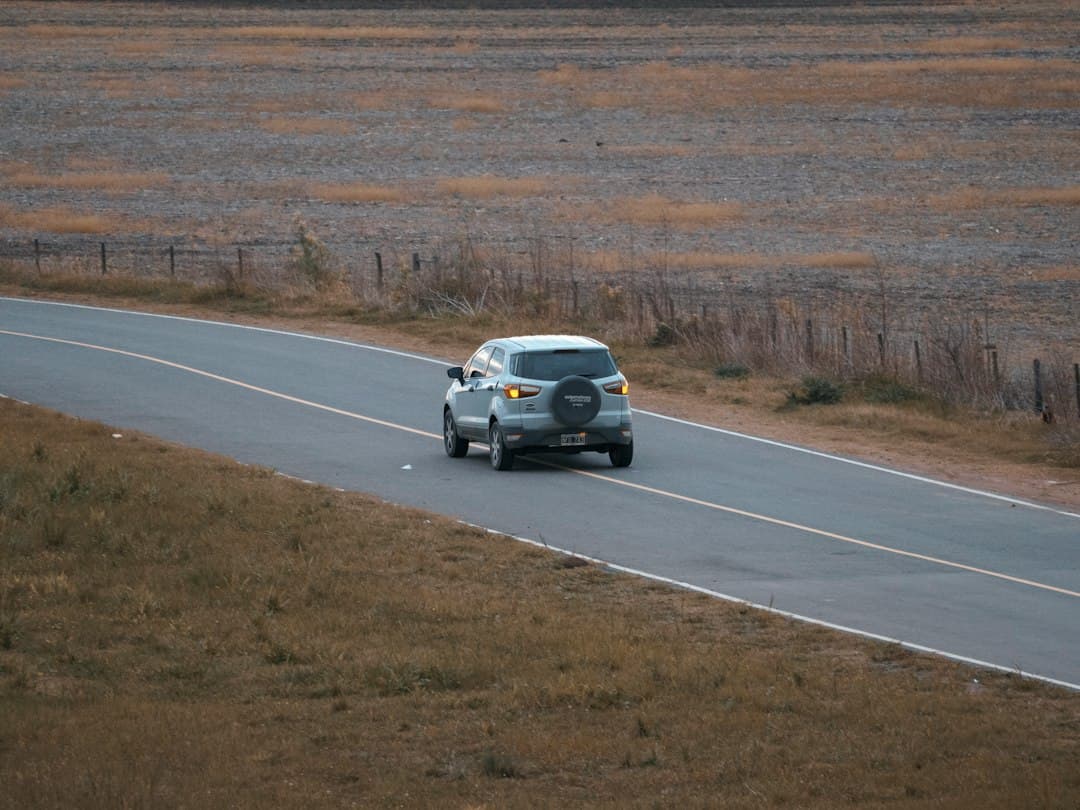 Coche circulando por una carretera entre campos, en el chat de Comandante Andresito