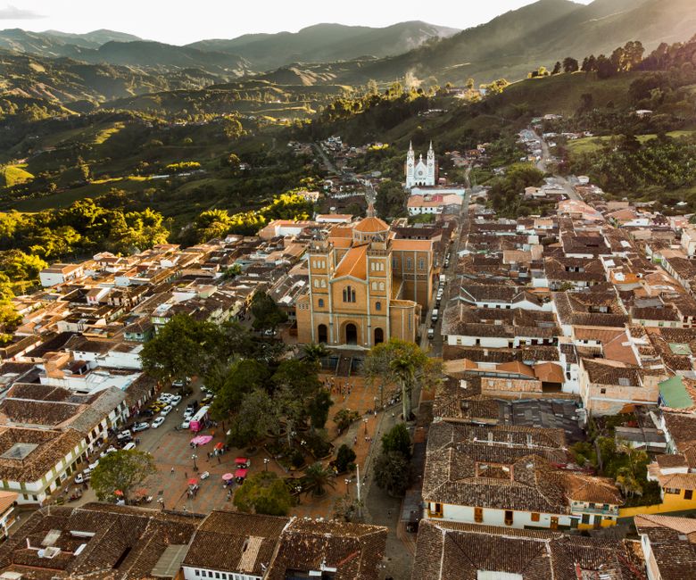 Vista de Buga, Colombia