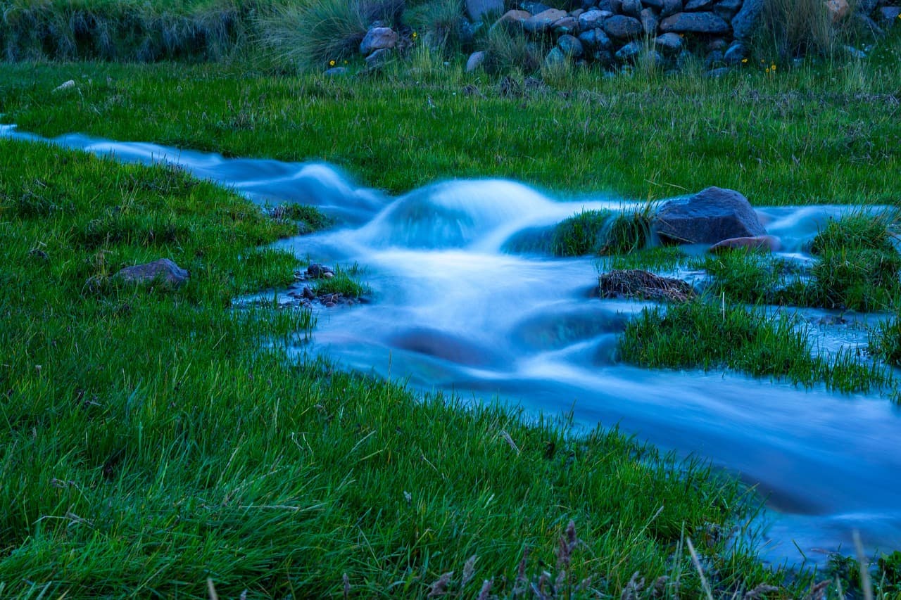 Río de aguas verdes al atardecer, en el chat de Aguas Verdes