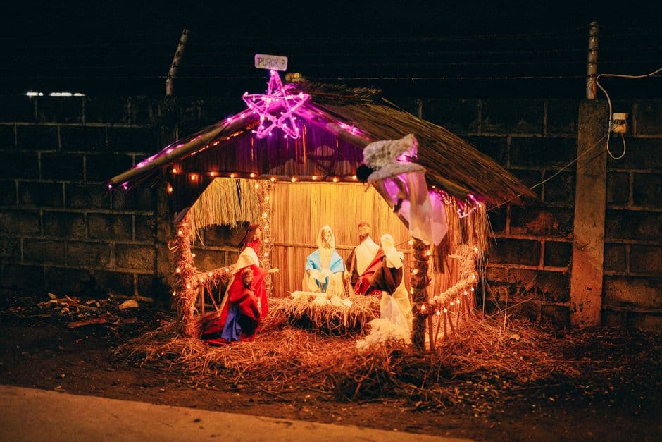 Belén navideño al aire libre, en el chat de Belén