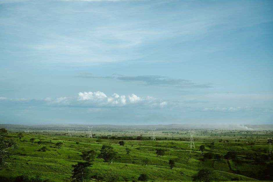 Llanuras rurales verdes, en el chat de Sabana de la Mar