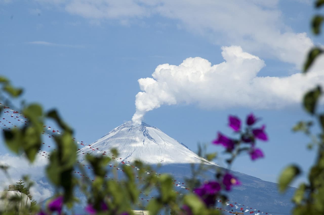Volcán en México, en el chat de Polotitlán