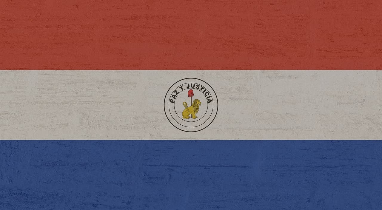 Bandera de Paraguay ondeando, en el chat de Altos