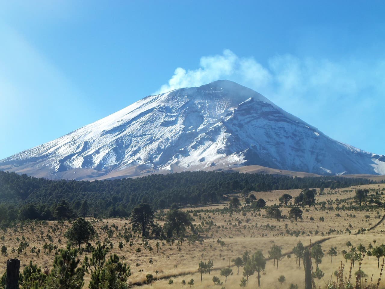 Volcán nevado, en el chat de Tianguismanalco