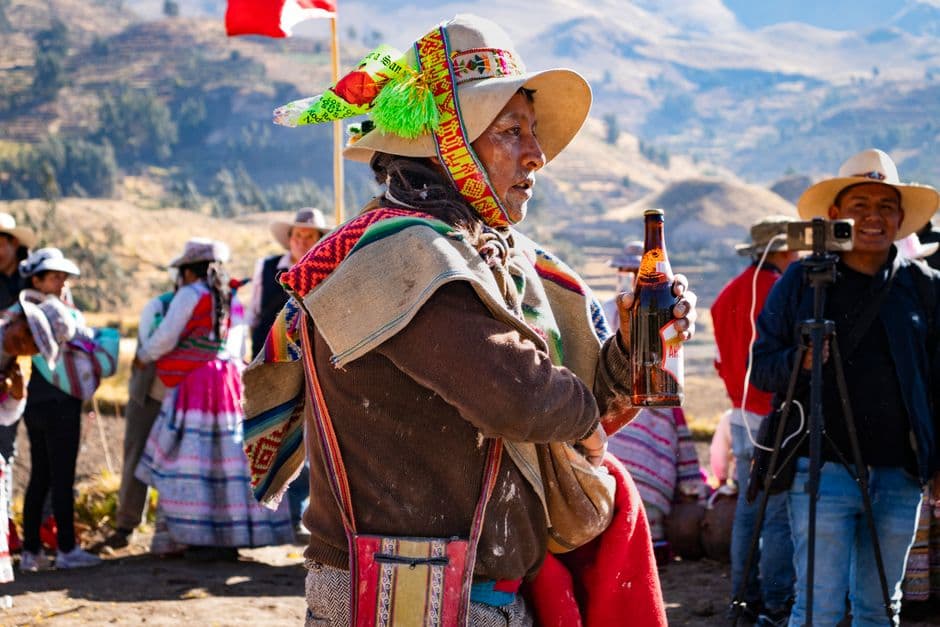 Fiesta andina en Perú, en el chat de Samán