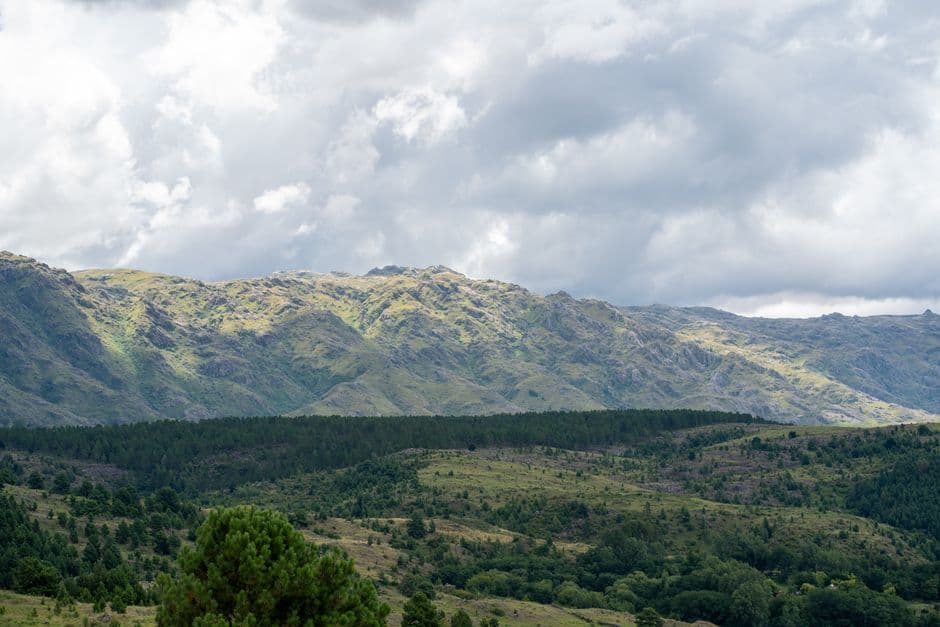 Vista de las colinas de Córdoba en Argentina, en el chat de Hernando