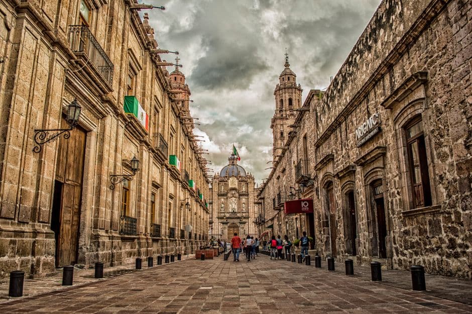 Vista de Morelia, México