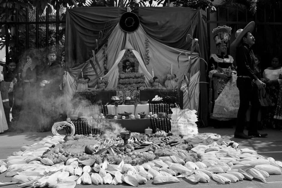 Altar del Día de Muertos, en el chat de Cuautla