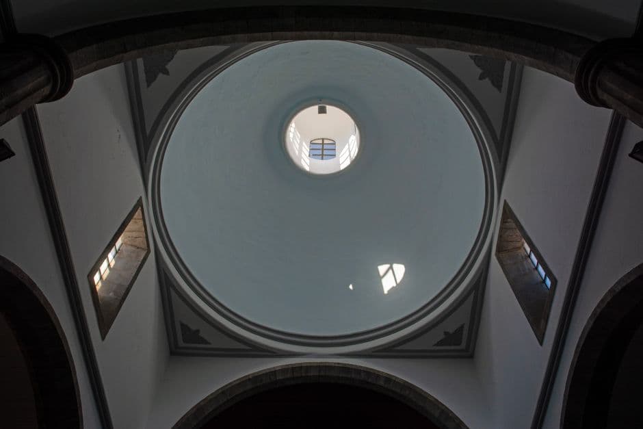 Cúpula de una iglesia, en la sala de chat de San Bartolomé de Tirajana