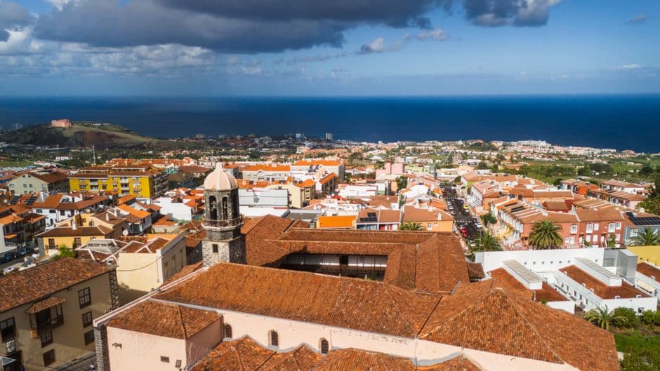 Paisaje costero de La Orotava, en la sala de chat de La Orotava