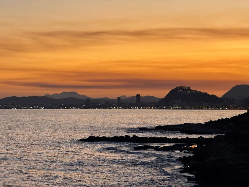 Vista de Sant Joan d'Alacant, España