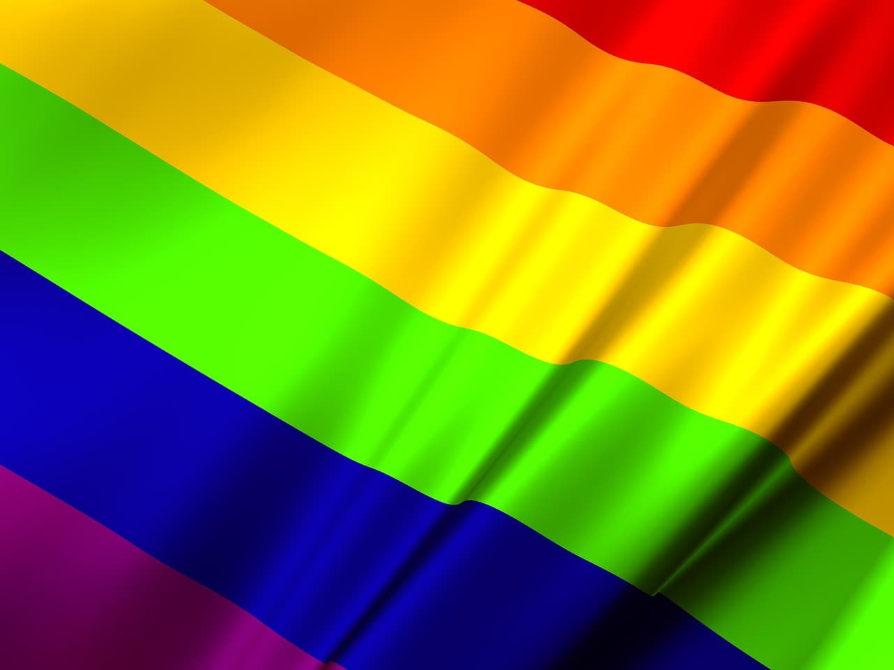 Bandera arcoíris del orgullo, en la sala de chat de De Ambiente