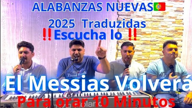 Miniatura del vídeo «El Messias Volverá (Mix Alabanzas Portuguesas) || Levi Maia-Directo 2025»
