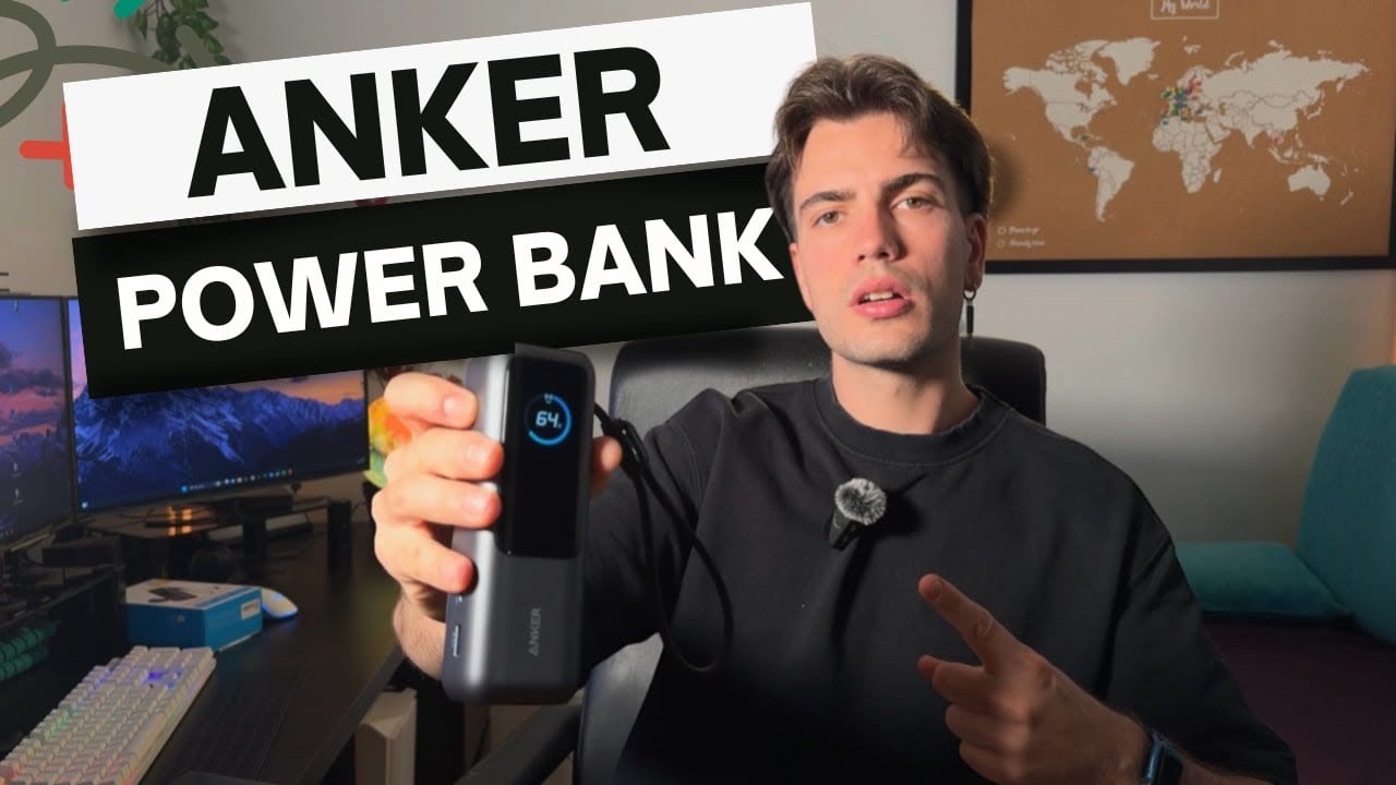 Miniatura del vídeo «Anker Power Bank 25K 165W: ¿El cargador definitivo para tus gadgets? 🔋⚡»