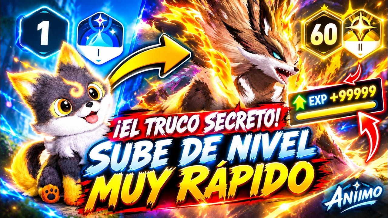 Miniatura del vídeo «¡EL TRUCO SECRETO PARA SUBIR DE NIVEL MUCHÍSIMO MÁS RÁPIDO! 😱 | ANIIMO»