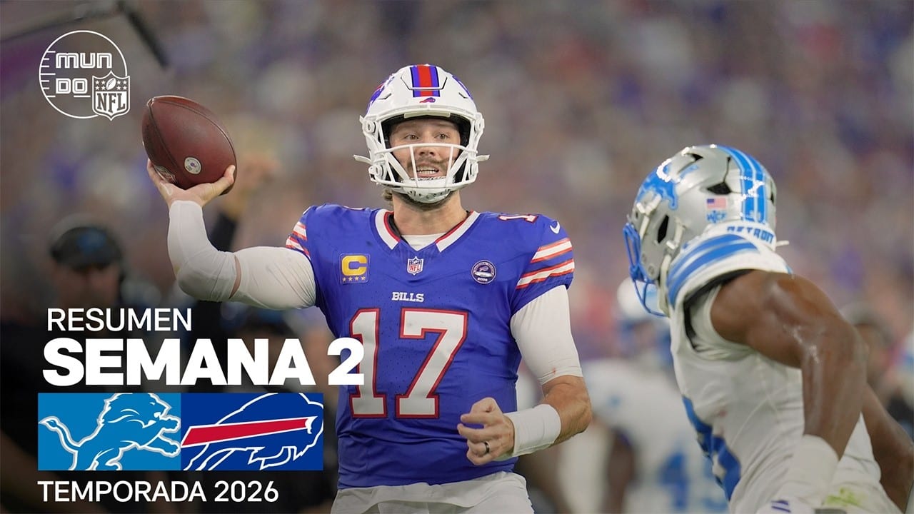 Miniatura del vídeo «Detroit Lions vs. Buffalo Bills | Semana 2 - Temporada NFL 2026 | Resumen en español»