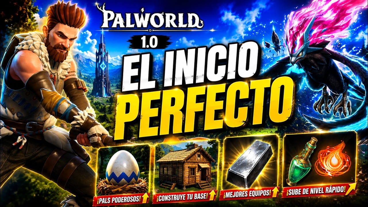 Miniatura del vídeo «Perdí HORAS en Palworld 1.0… hasta descubrir el mejor comienzo»