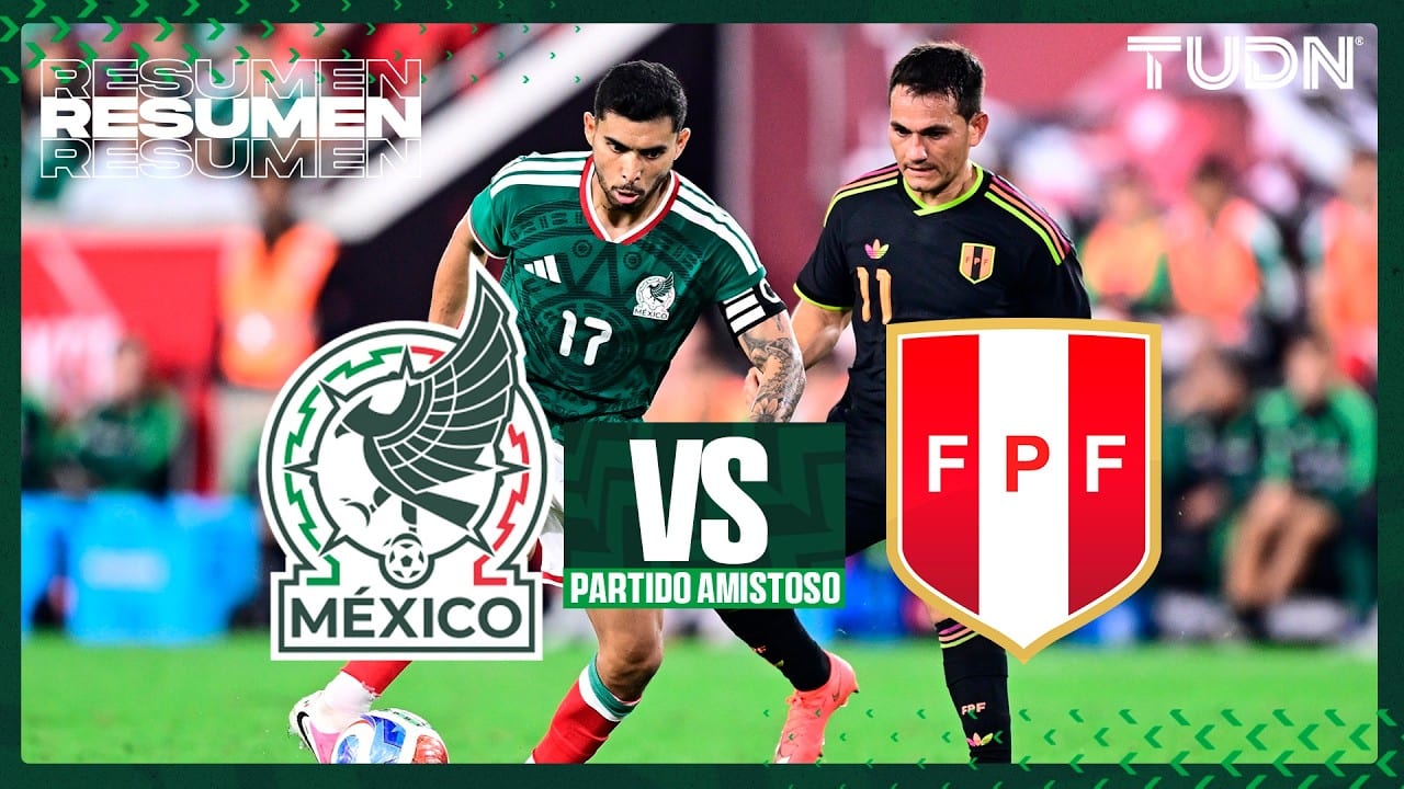 Miniatura del vídeo «RESUMEN Y GOLES I México vs Perú | Amistoso | TUDN»