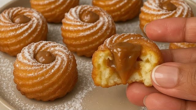 Miniatura del vídeo «¡Sin horno! ¡Listo para el café y te en pocos minutos! solo Harina y agua.»