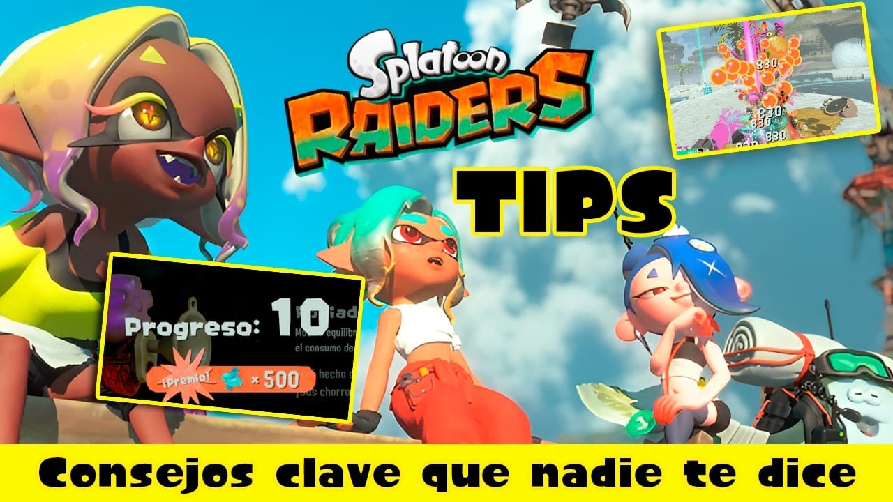 Miniatura del vídeo «🦑 Los Mejores Trucos y Consejos para Splatoon Raiders 🎮 Guía para Principiantes»