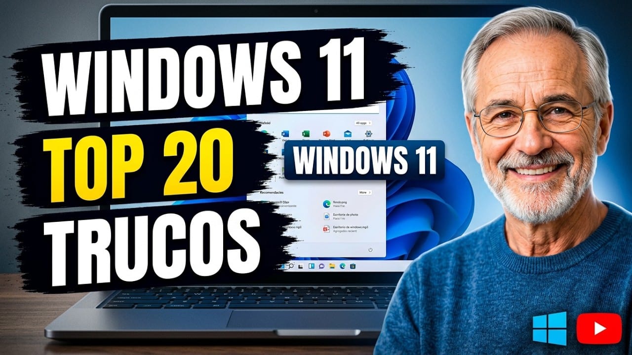 Miniatura del vídeo «Los 20 Trucos Atajos: Claves :Consejos Para Dominar Windows 11:Domina Tu Equipo»