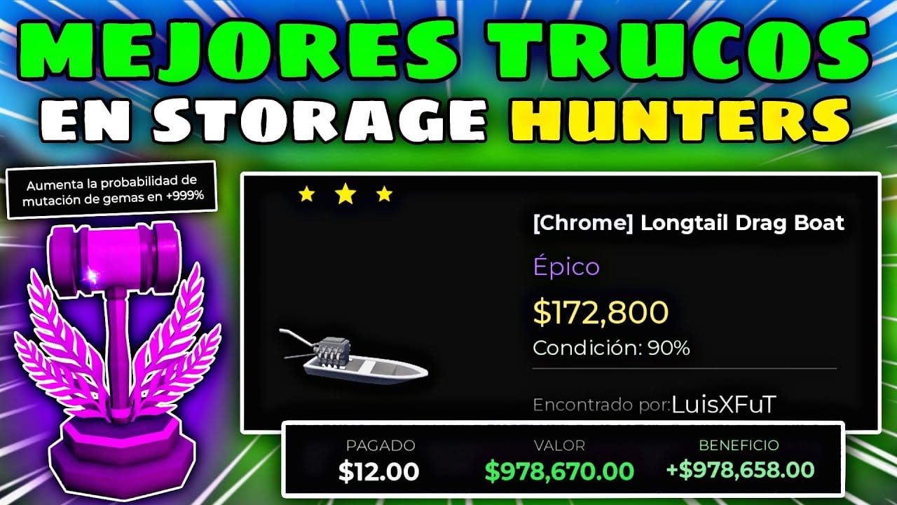 Miniatura del vídeo «La GUÍA DEFINITIVA de Storage Hunters 📦 | Los MEJORES Trucos y Consejos para Avanzar Rápido 🤯»
